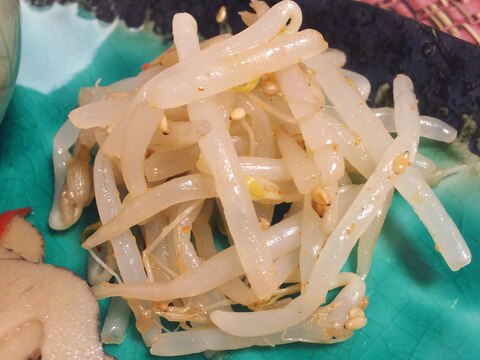 節約食材でさっと簡単副菜!ピリ辛もやしナムル